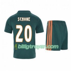 Billige Fotballdrakter AFC Ajax Lasse Schöne 20 Barn Bortedraktsett 2019/20 Kortermet